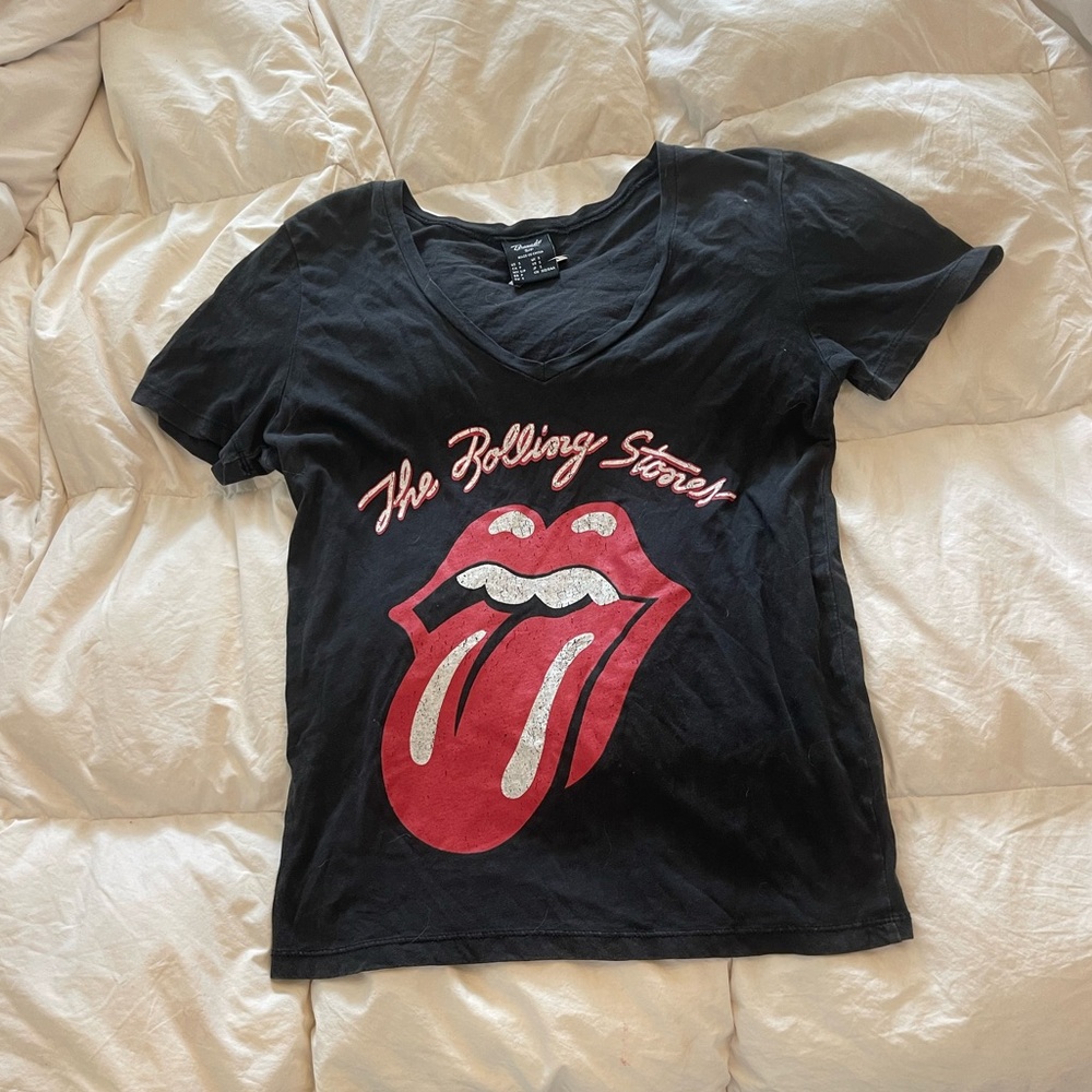 Bravado Rolling Stones vintage Tee with Red & White Tongue Logo